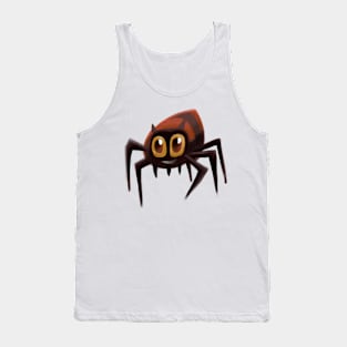 Cute Spider Drawing Tank Top